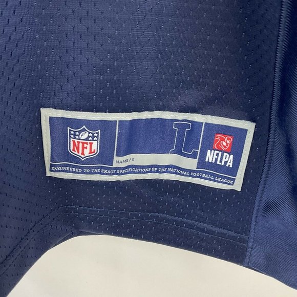 NFL Pro Line Jersey Sz Large Seattle Seahawks Chris Carson #32 Dark Navy Nwot - Picture 4 of 9